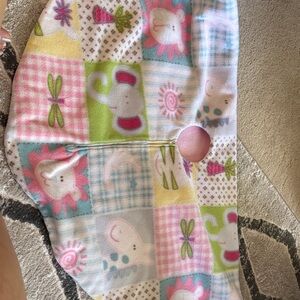 Colorful Animal Print Baby Car Seat Blanket